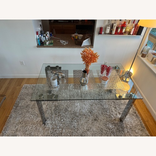 Used Zuo Modern Roca Dining Table Stainless Steel for sale on AptDeco