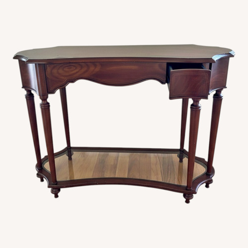 Used Wood Console Table with Drawers for sale on AptDeco