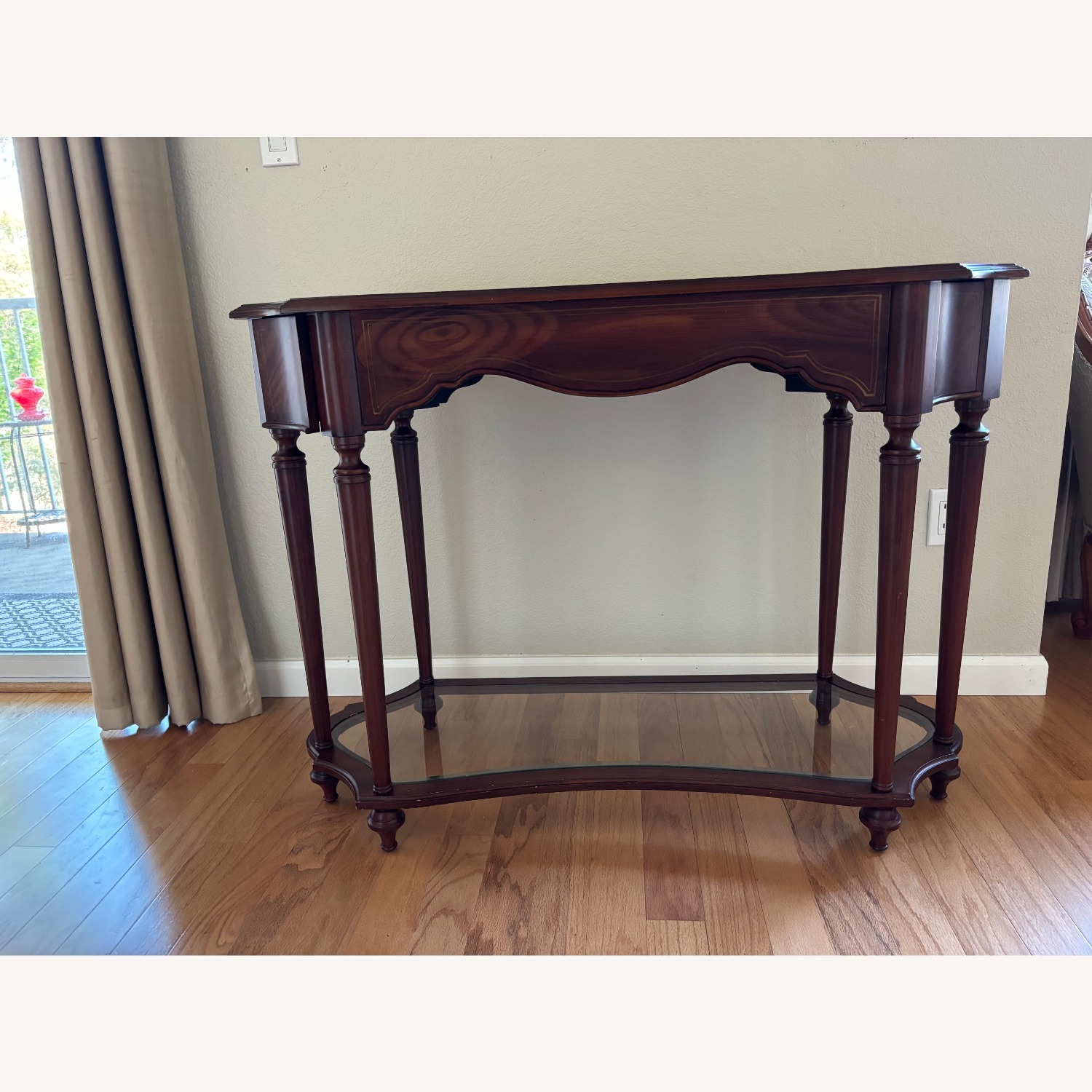 Wood Console Table with Drawers - image-3