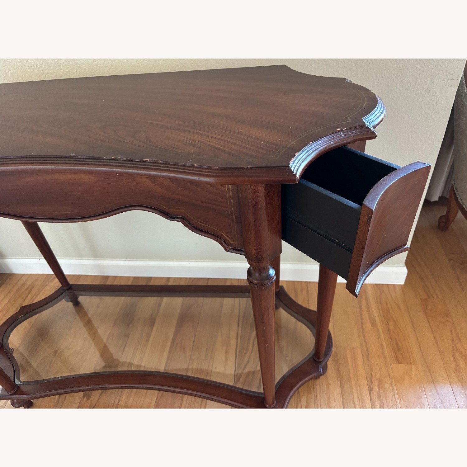 Wood Console Table with Drawers - image-7