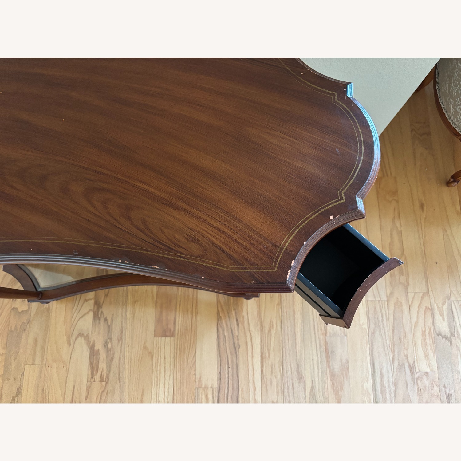 Wood Console Table with Drawers - image-6