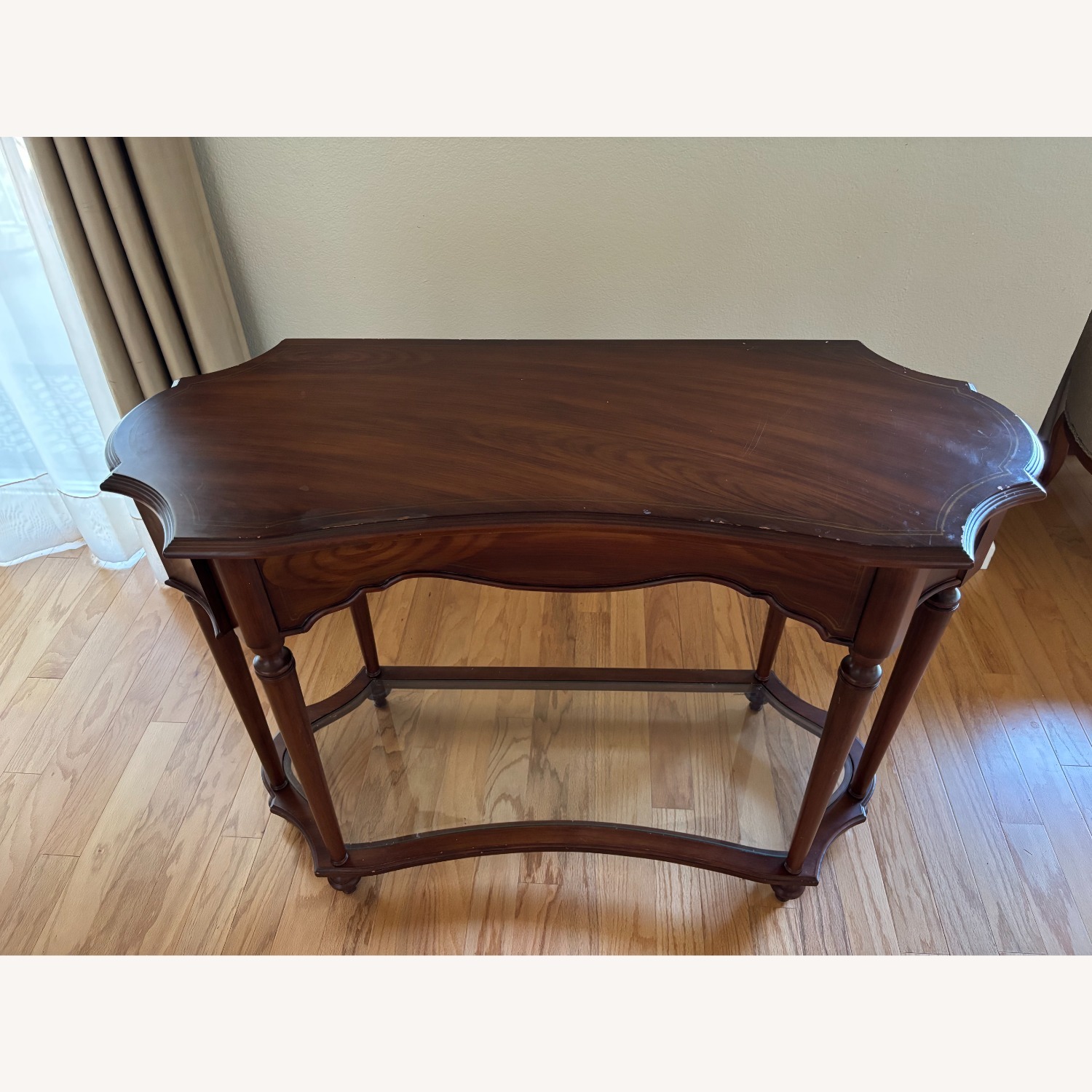 Wood Console Table with Drawers - image-4