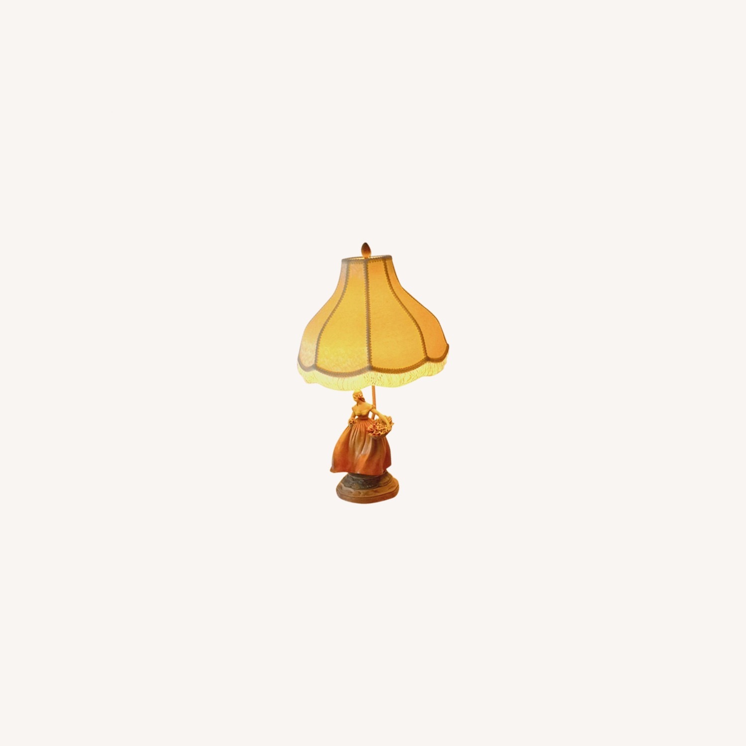 Antique Custom Made Bisque Lamps - image-4