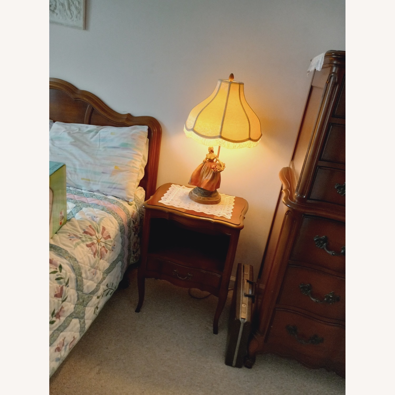 Antique Custom Made Bisque Lamps - image-1