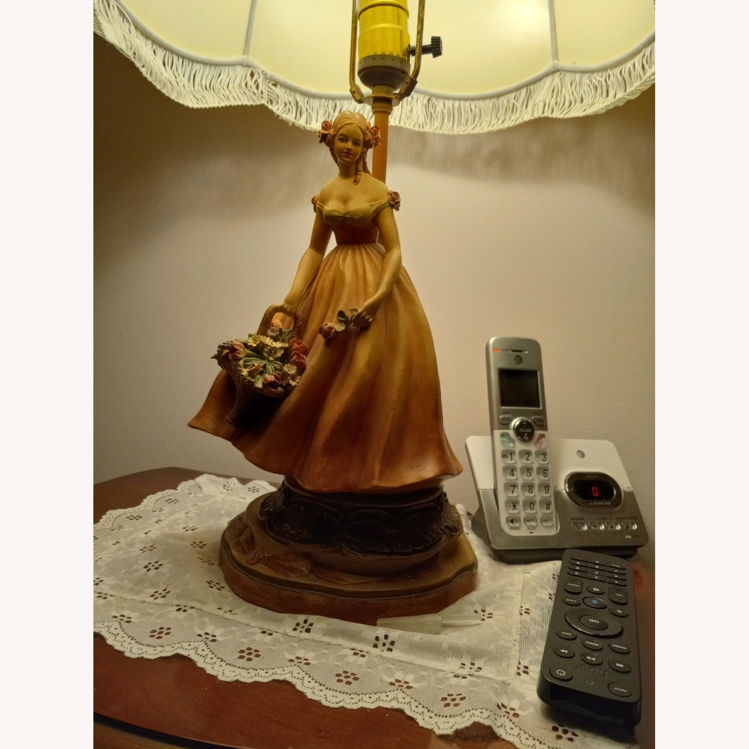 Antique Custom Made Bisque Lamps - image-2