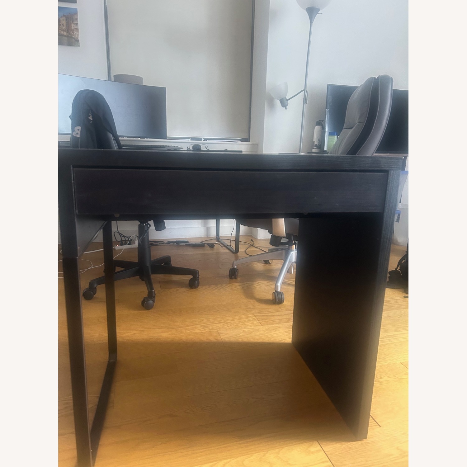 IKEA MICKE Black Desk - image-1