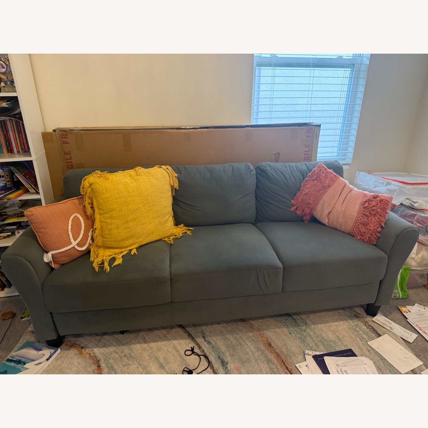 Lifestyle Solutions Light Gray 3+ Seater Sofa - image-2
