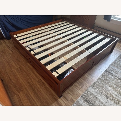 Used Night & Day Furniture Natural King Bed for sale on AptDeco