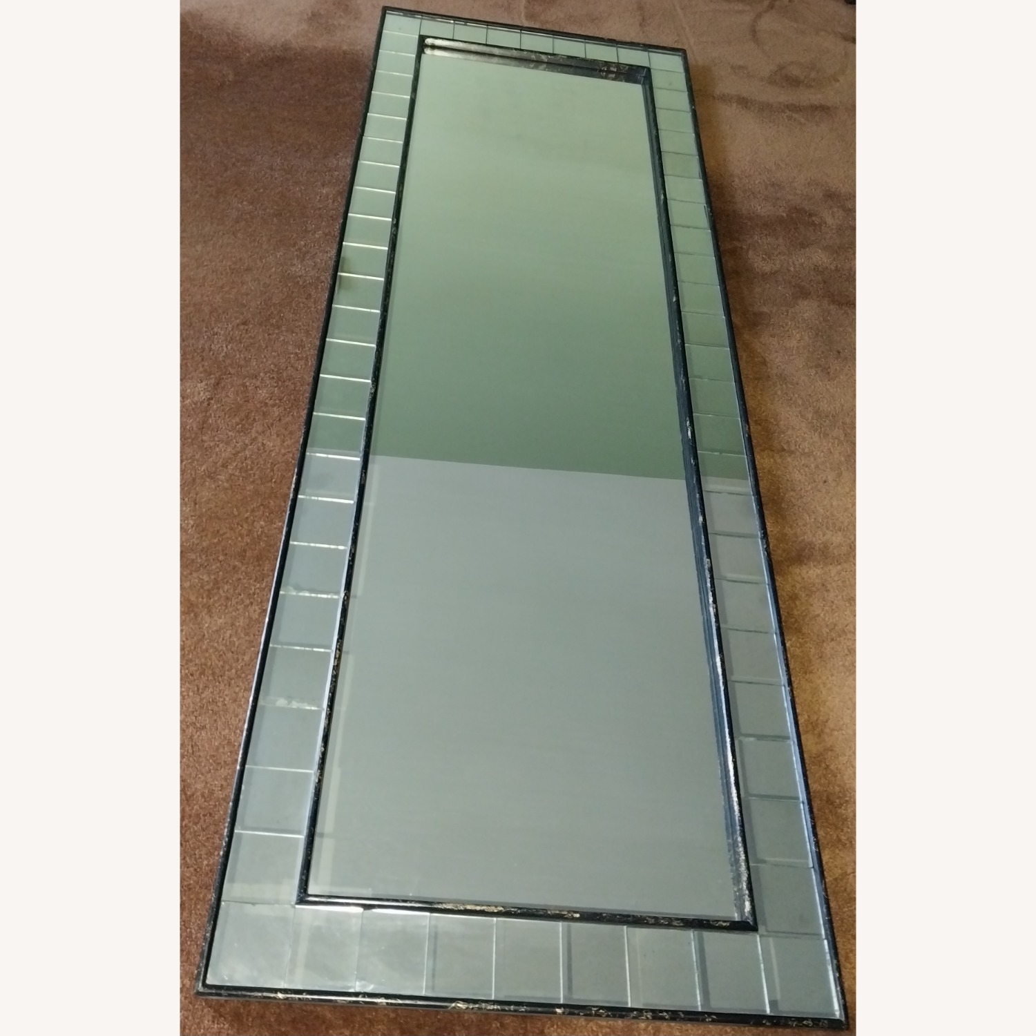 West Elm Tile Floor Mirror - image-1