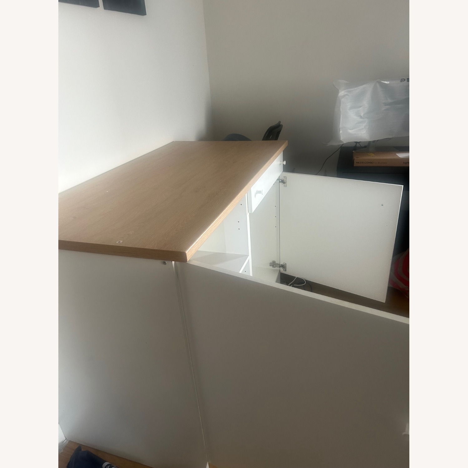 IKEA KNOXHULT White Kitchen Island - image-3