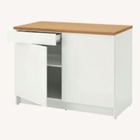 IKEA KNOXHULT White Kitchen Island