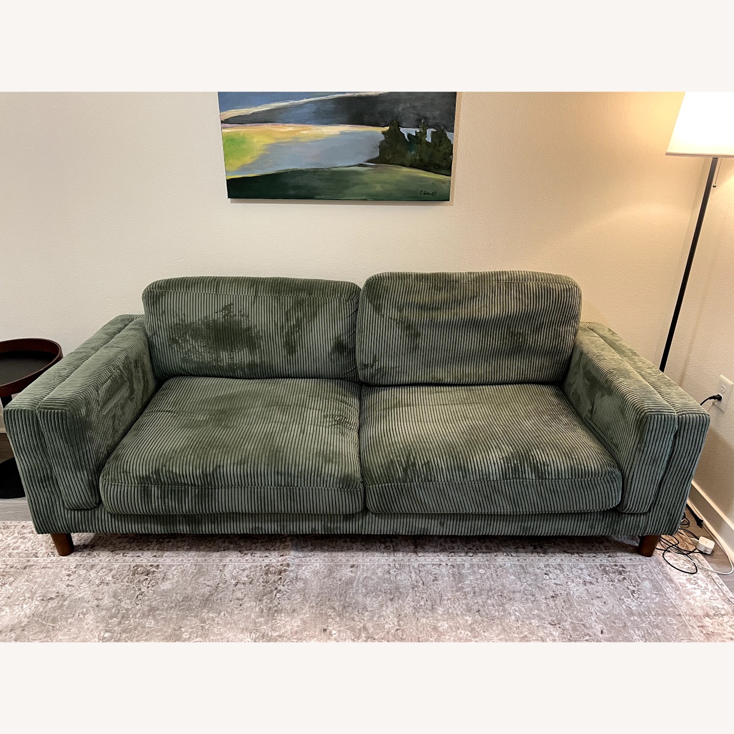 Green 3+ Seater Sofa - image-1