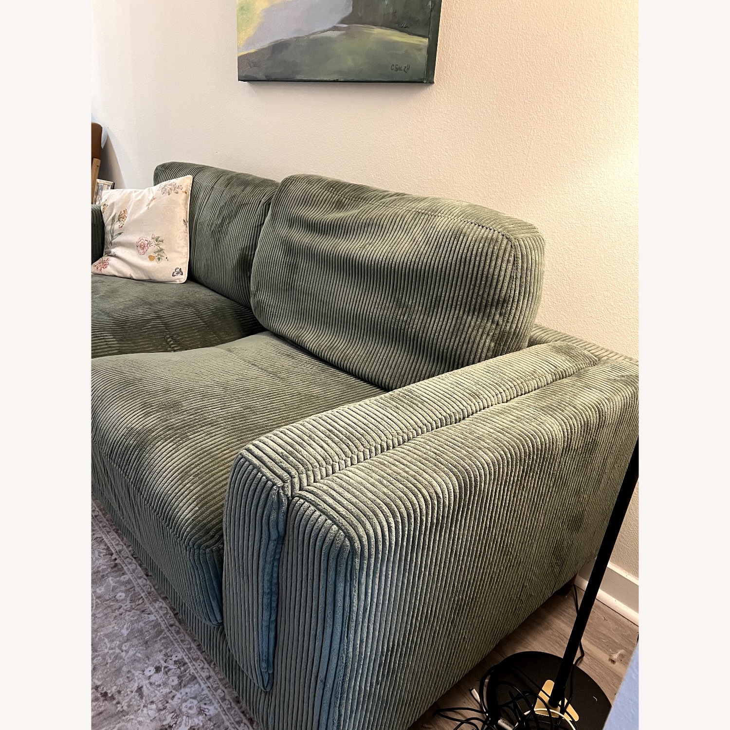 Green 3+ Seater Sofa - image-2