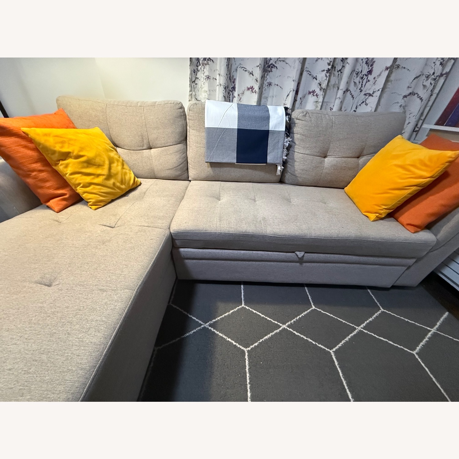 Jerion Upholstered L-Shaped Sectional Reversible - image-1