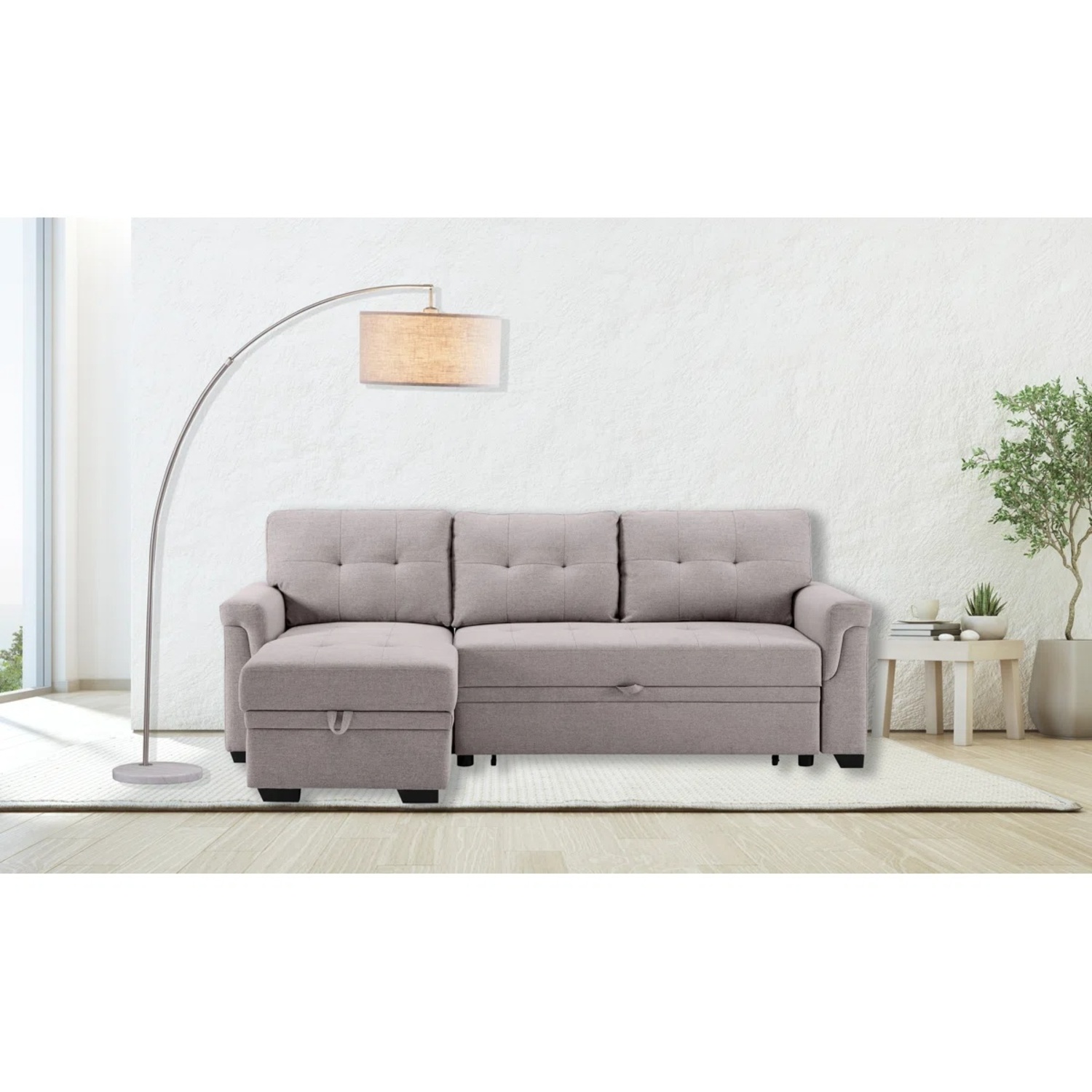 Jerion Upholstered L-Shaped Sectional Reversible - image-5