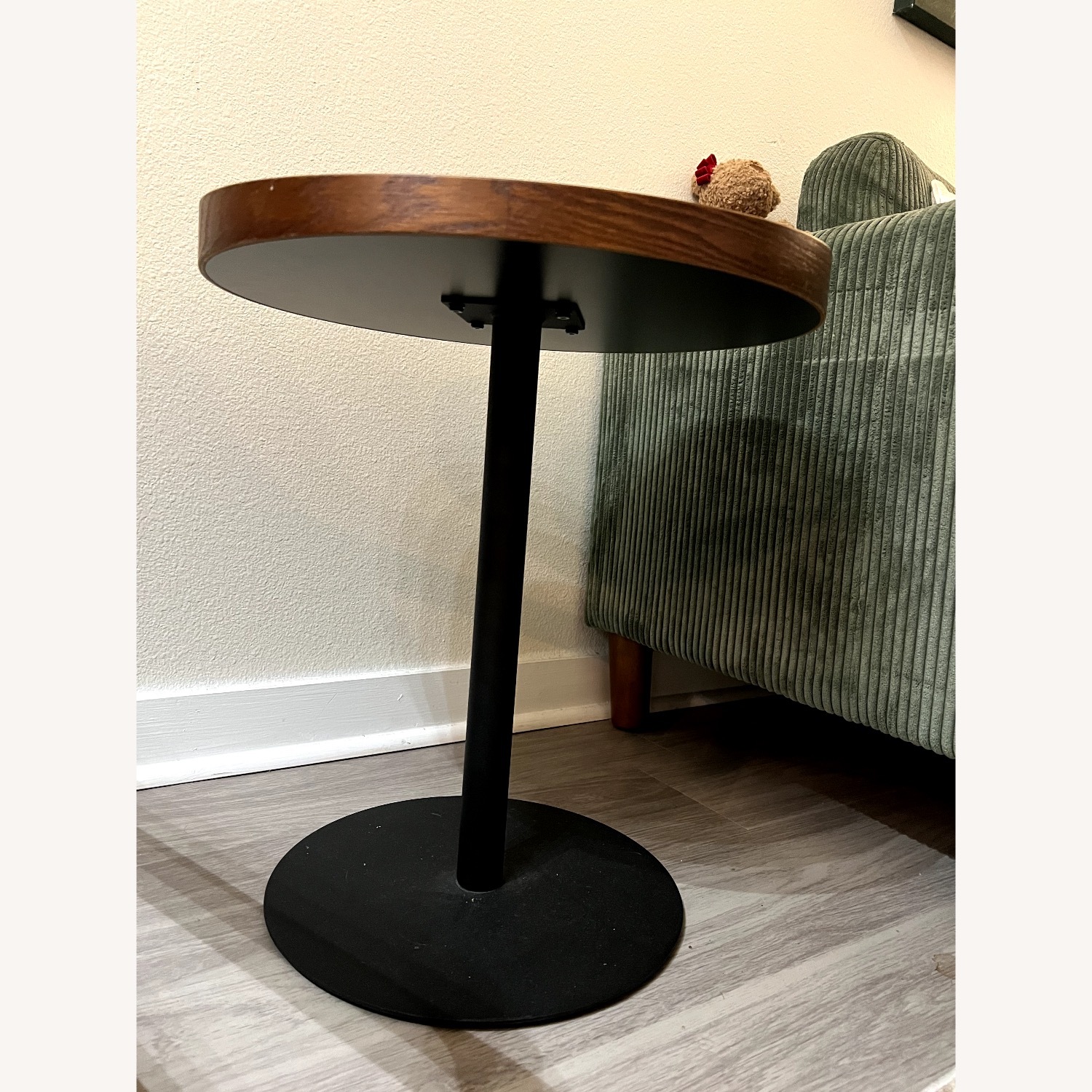 Crater Dark Brown Wood Coffee Table - image-2