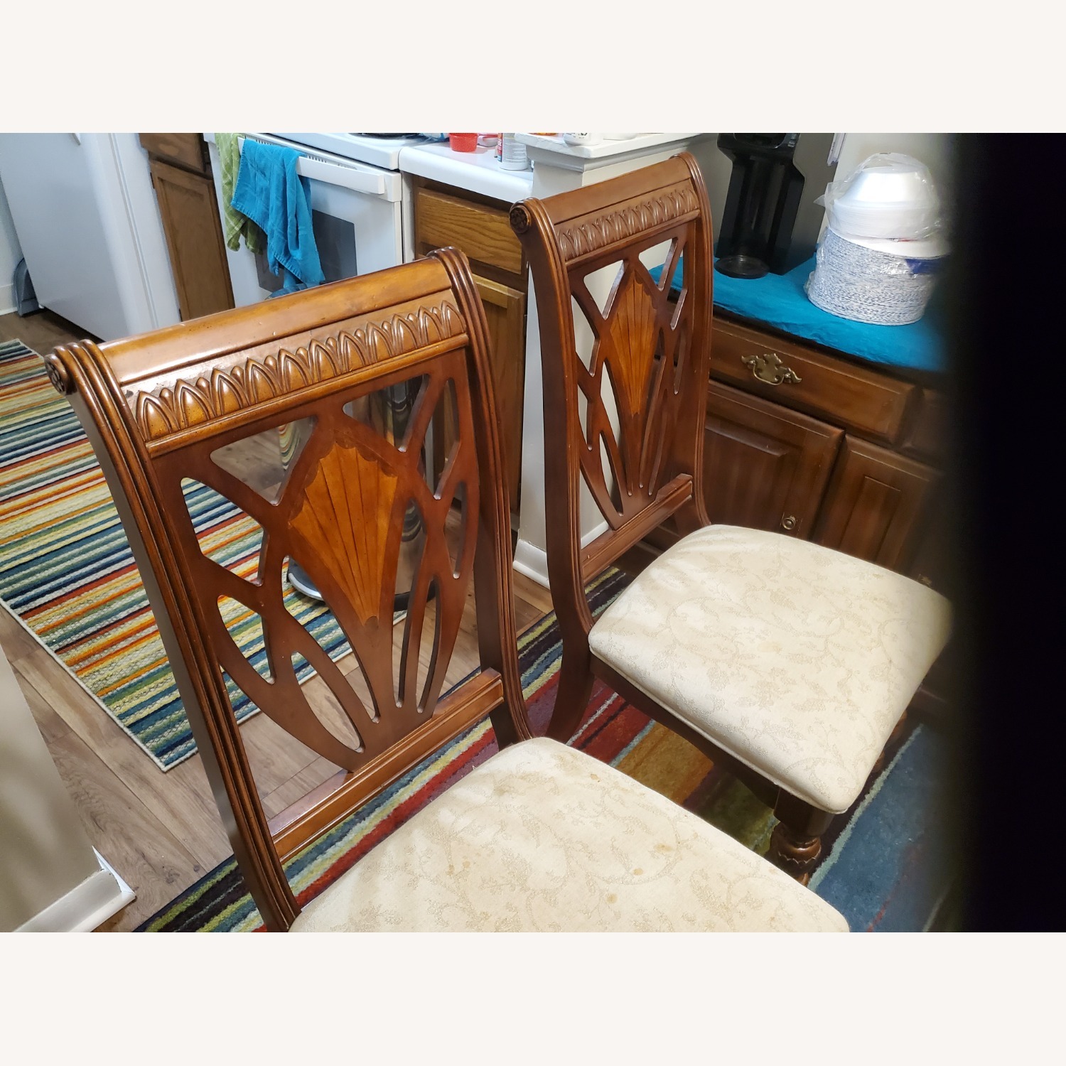 Cherry Dining Table Set - image-6