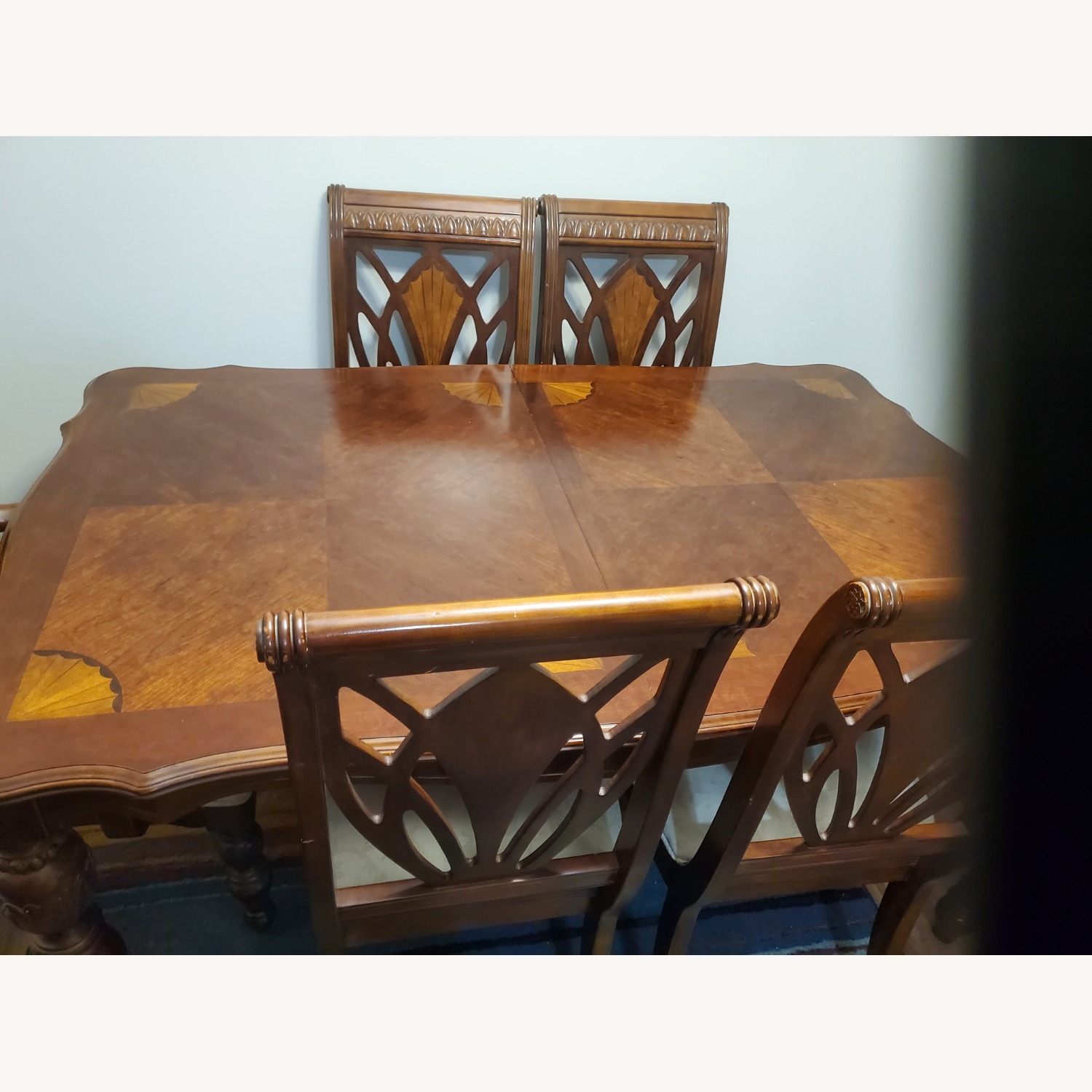 Cherry Dining Table Set - image-2