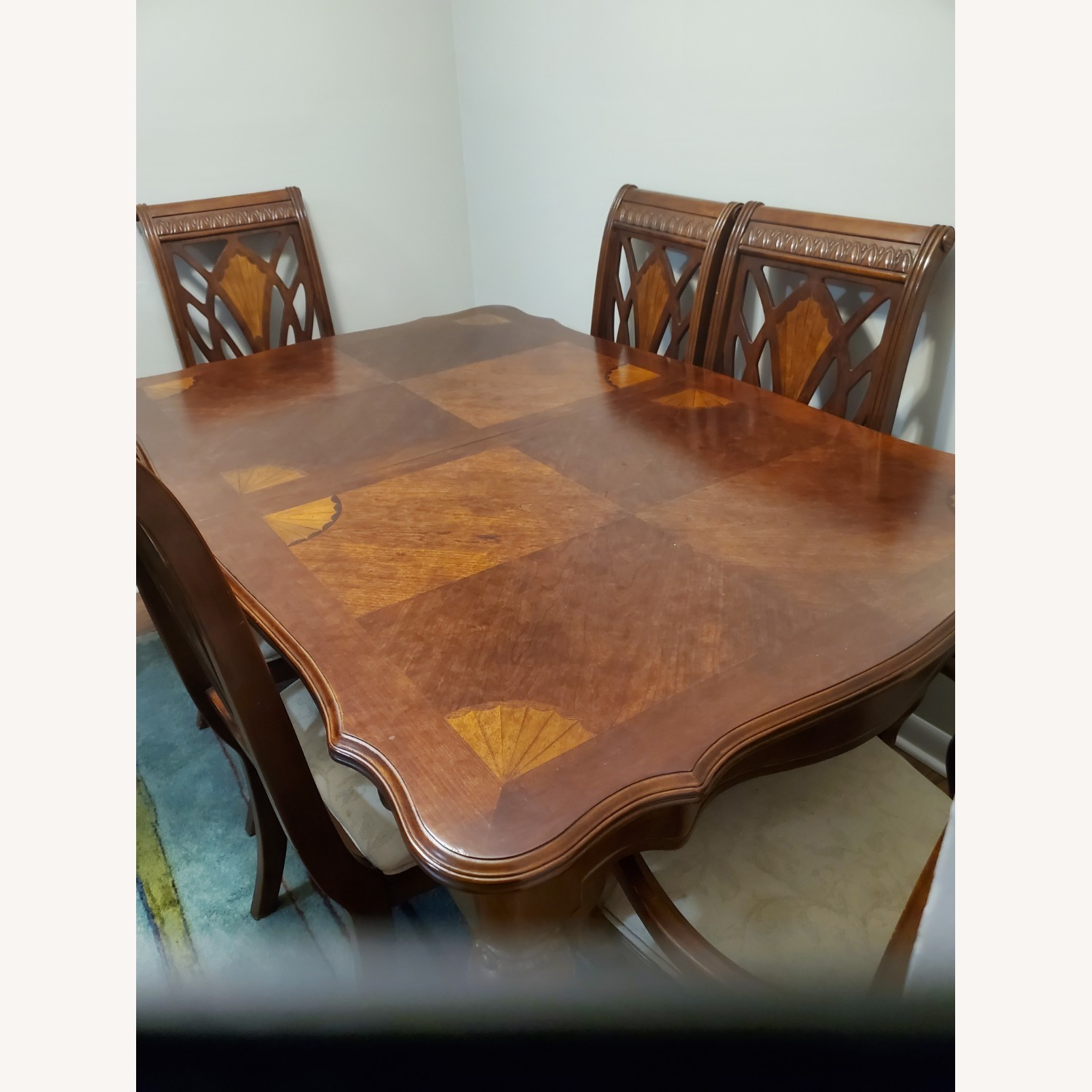 Cherry Dining Table Set - image-1