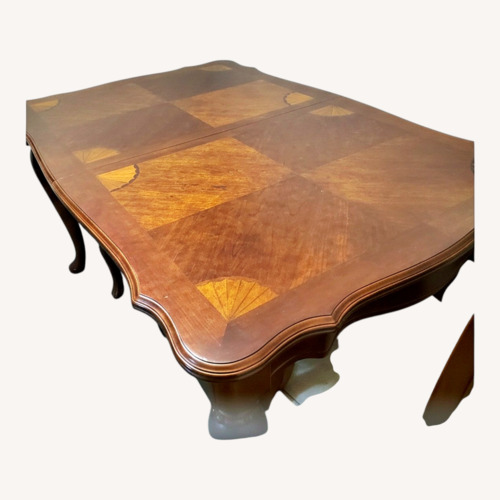 Used Cherry Dining Table Set for sale on AptDeco