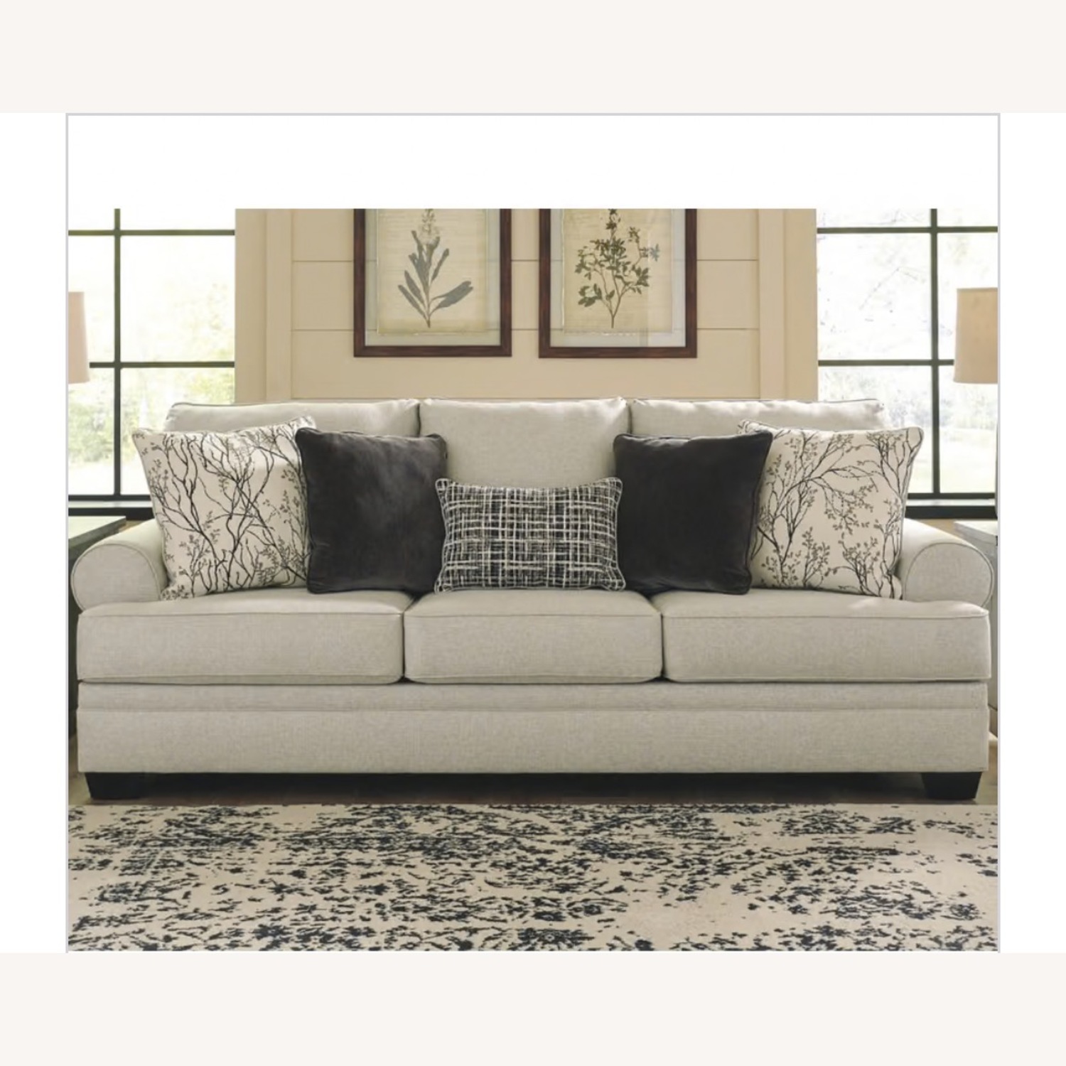 Antonlini Grey Queen Sleeper Sofa - image-3