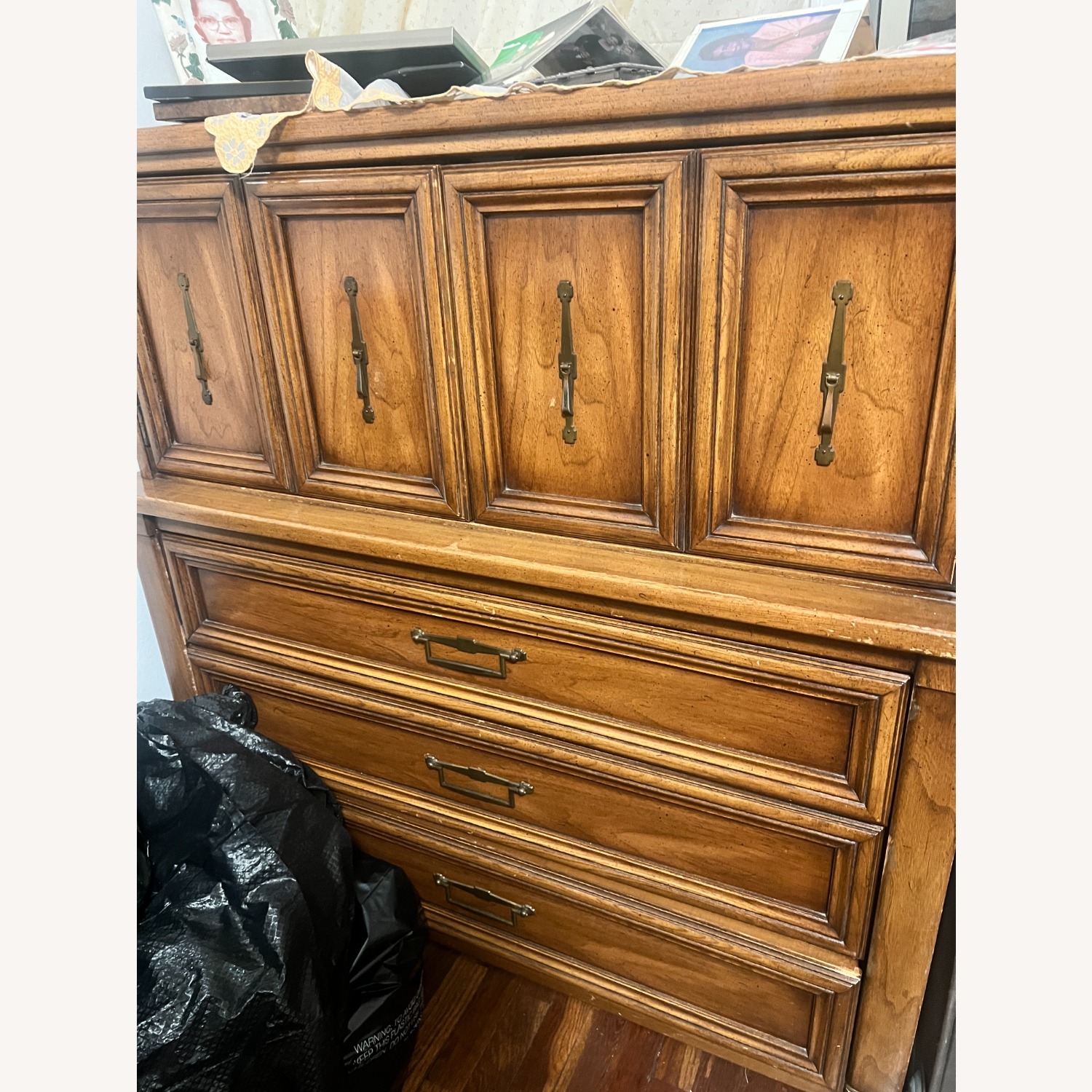 Vintage/Antique Finds Natural Armoire - image-1