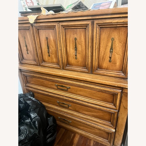 Used Vintage/Antique Finds Natural Armoire for sale on AptDeco