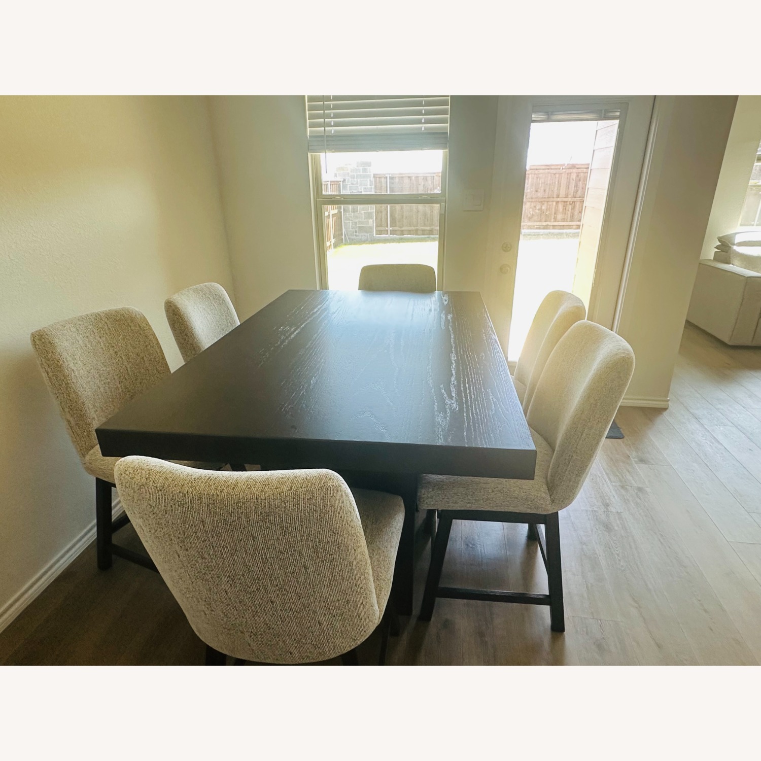 Millenium Burkhaus Counter Table and 6 Stools - image-3