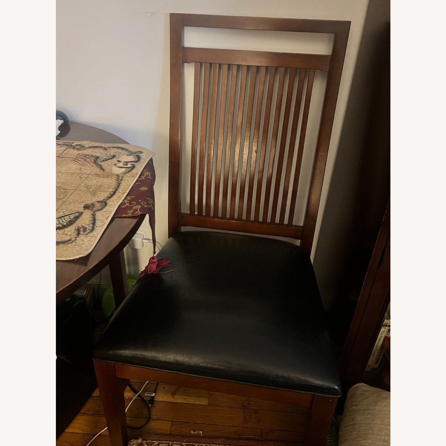 Vintage/Antique Finds Dark Brown Wood Dining Set - image-2