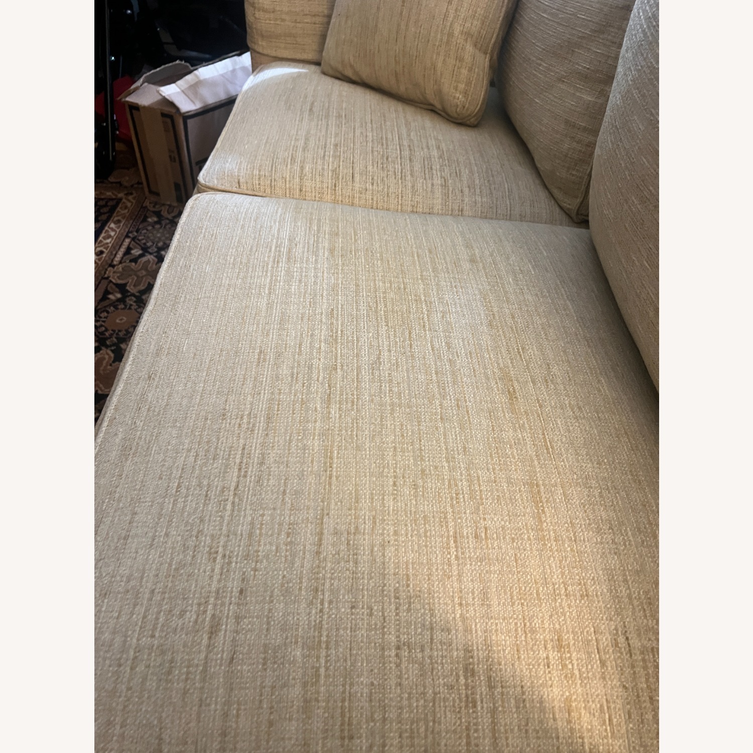 Vintage/Antique Finds Natural 3+ Seater Sofa - image-3