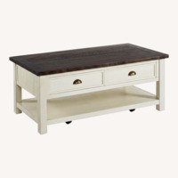 Amazon Dark Brown Wood Coffee Table