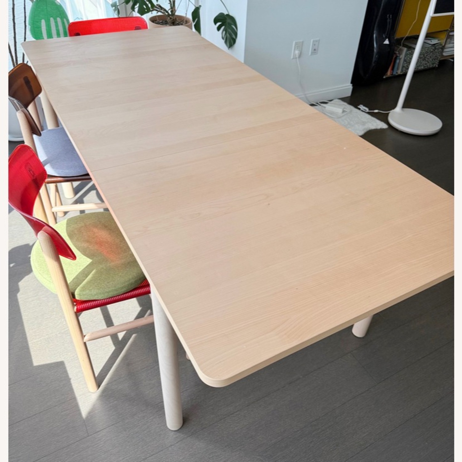 IKEA RÖNNINGE Extendable Dining Table Birch Wood - image-4