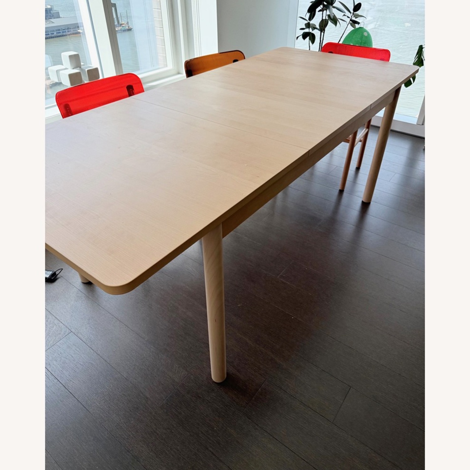 IKEA RÖNNINGE Extendable Dining Table Birch Wood - image-2