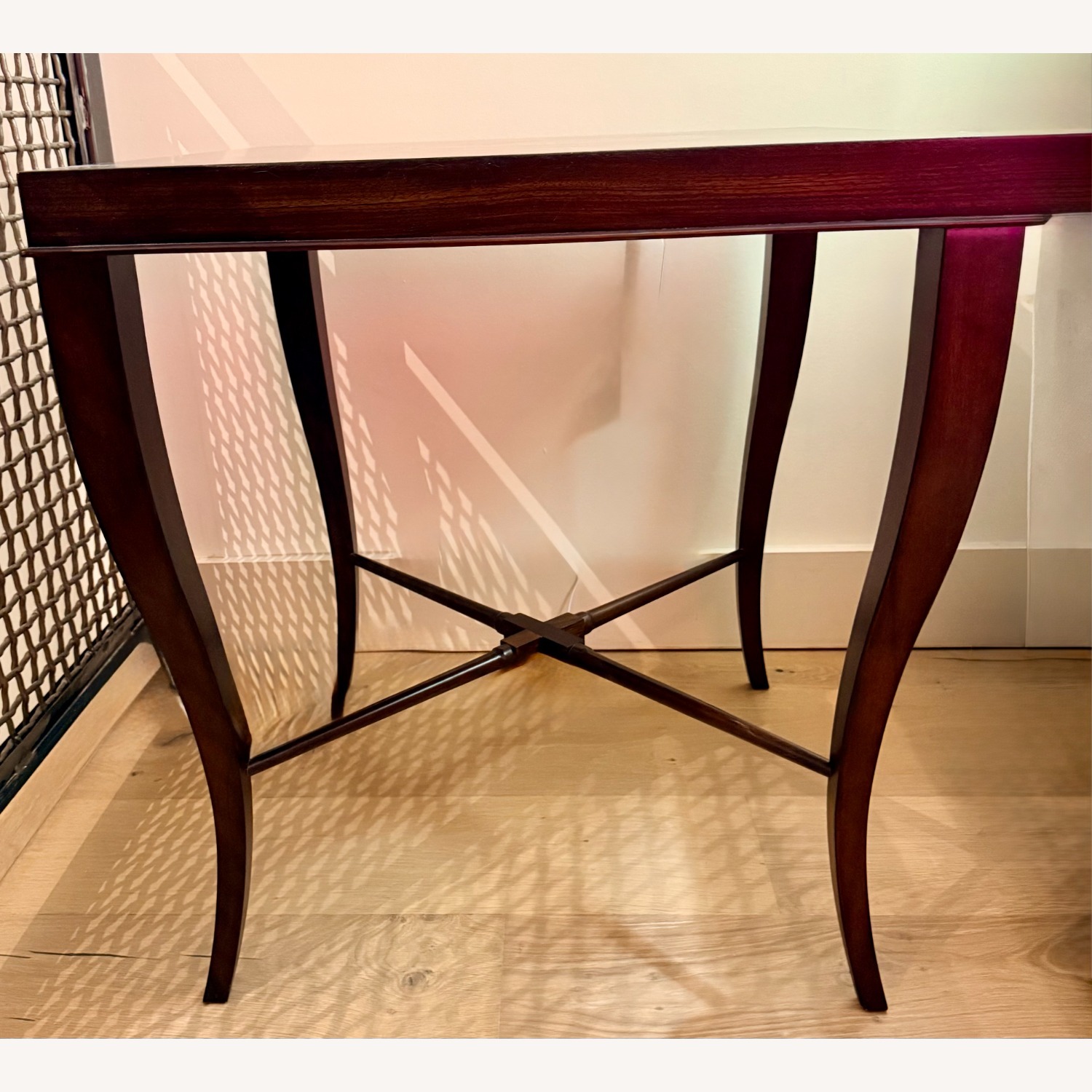 Ethan Allen Gracie Dark Brown Wood Side Tables - image-8