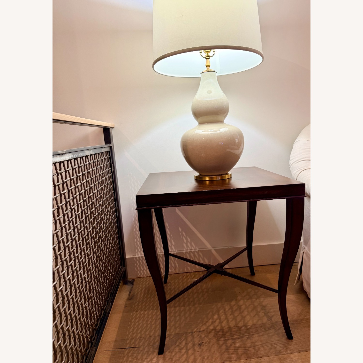 Ethan Allen Gracie Dark Brown Wood Side Tables - image-4