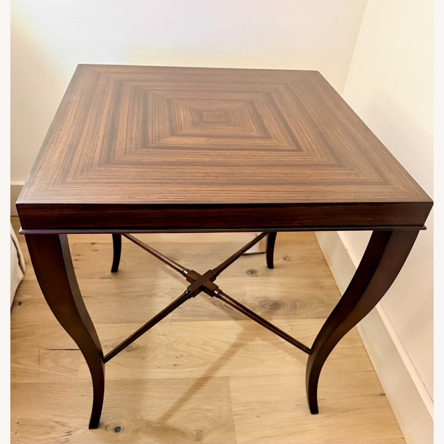 Ethan Allen Gracie Dark Brown Wood Side Tables - image-3