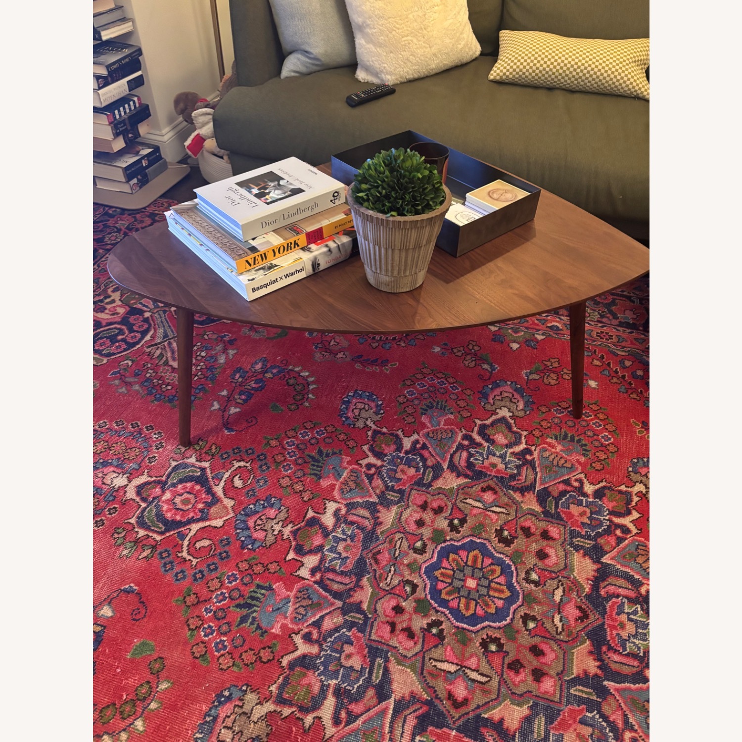 Article Amoeba 29.5" Coffee Table - Walnut - image-3