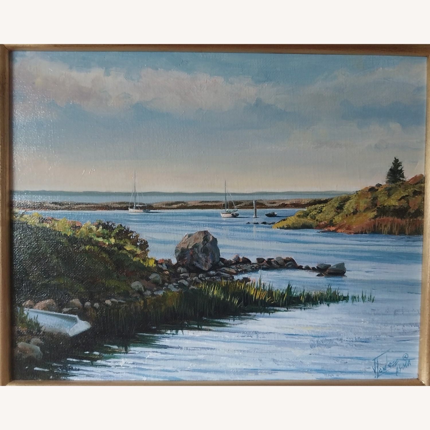 James Lawless “Cuttyhunk Harbor” Wall Art  - image-2