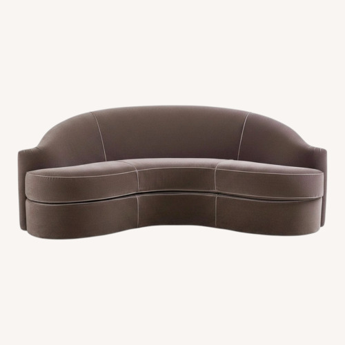 Used Swaim Inc. Dark Brown Fabric 3+ Seater Sofa for sale on AptDeco