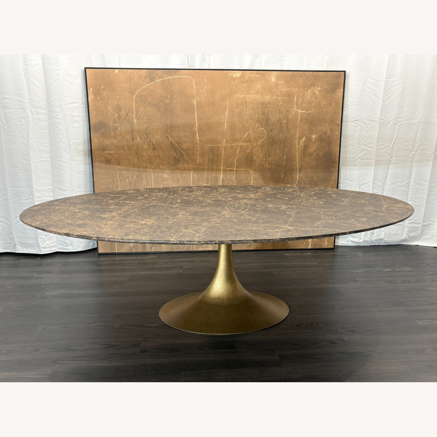 RH Aero Stone Oval Dining Table — 96" - image-45