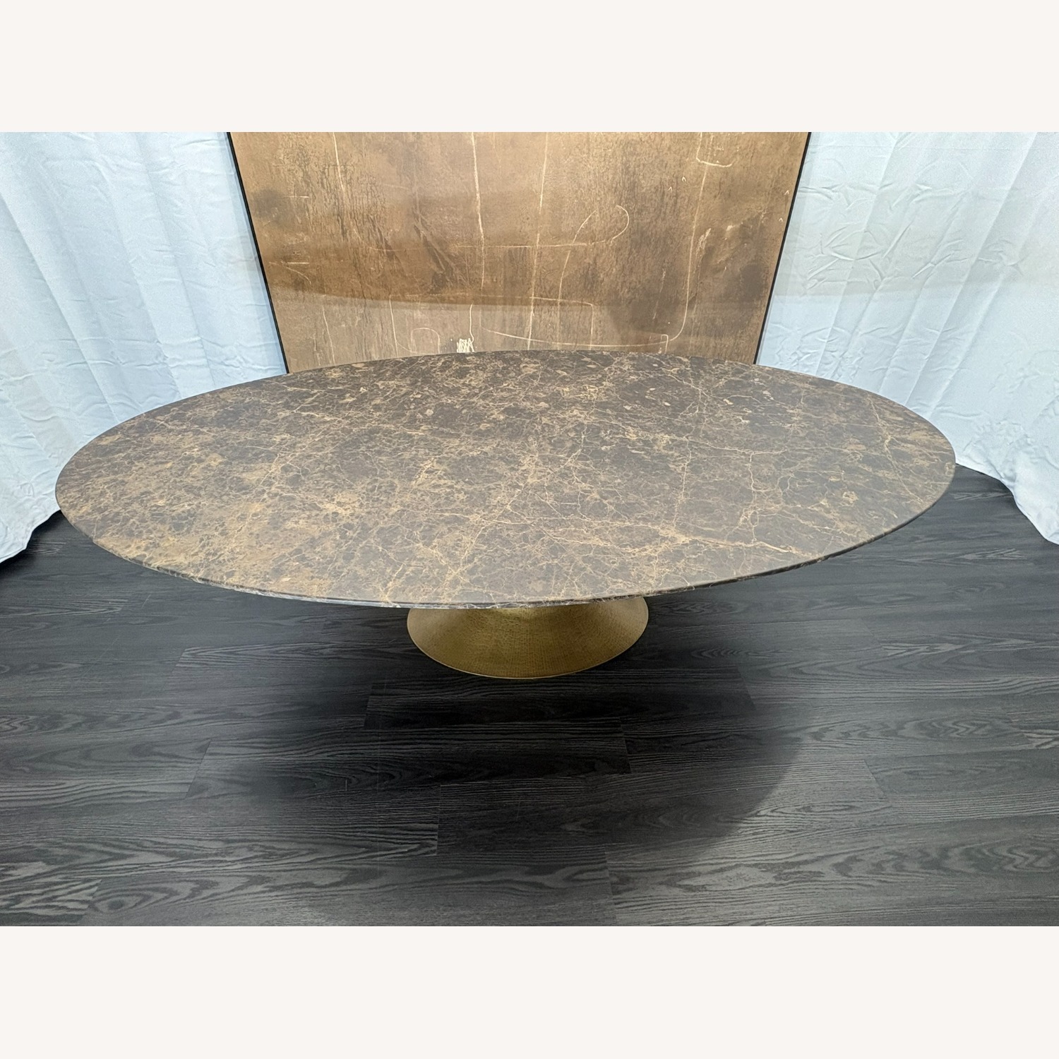 RH Aero Stone Oval Dining Table — 96" - image-35