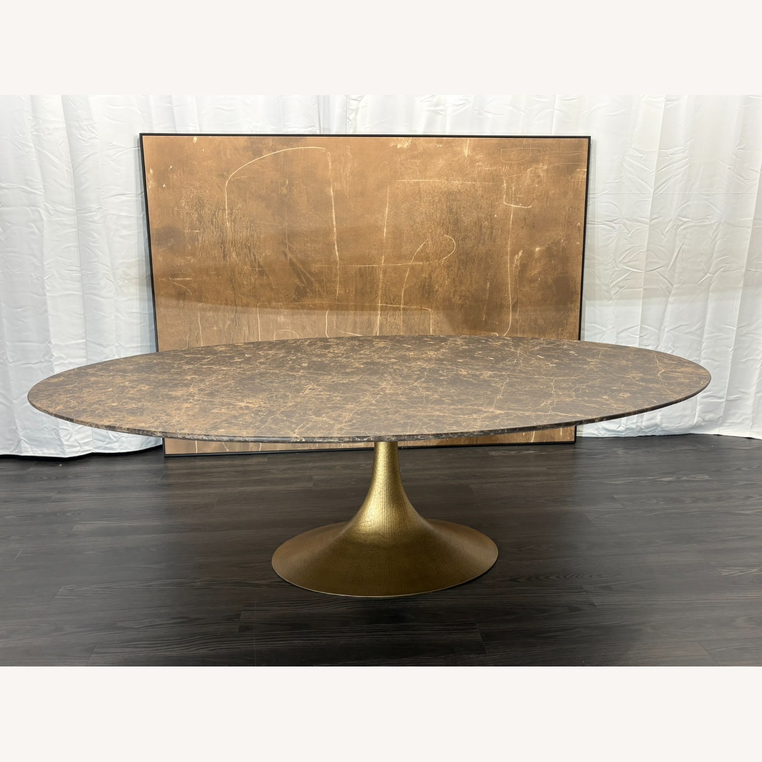 RH Aero Stone Oval Dining Table — 96" - image-47