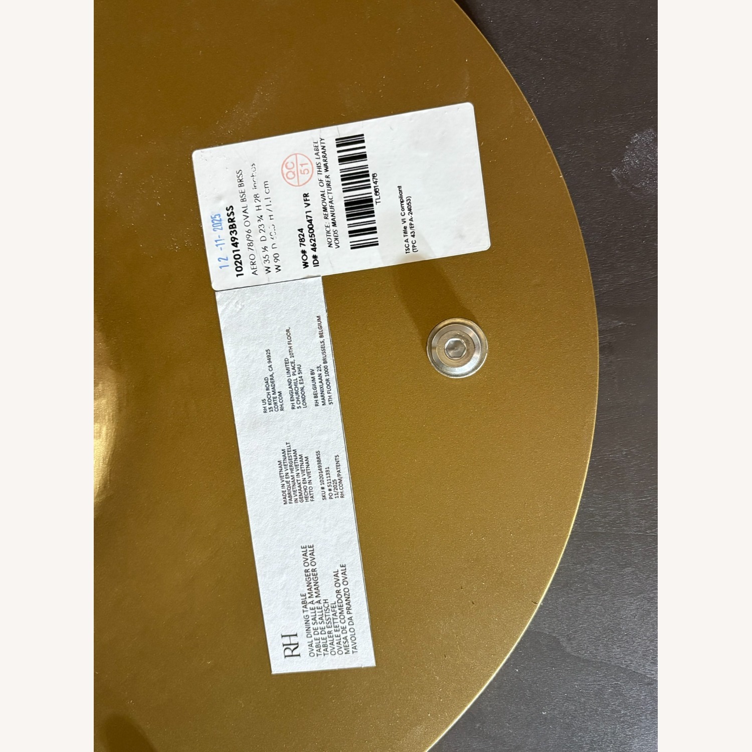 RH Aero Stone Oval Dining Table — 96" - image-42