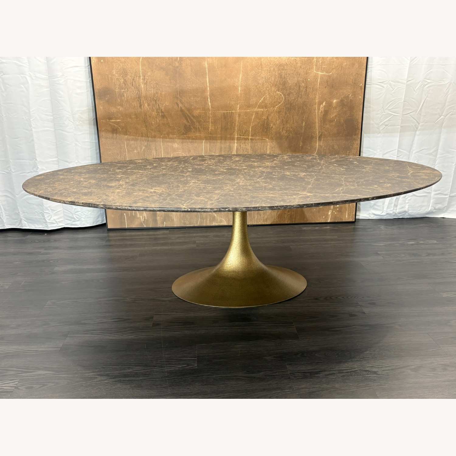 RH Aero Stone Oval Dining Table — 96" - image-37