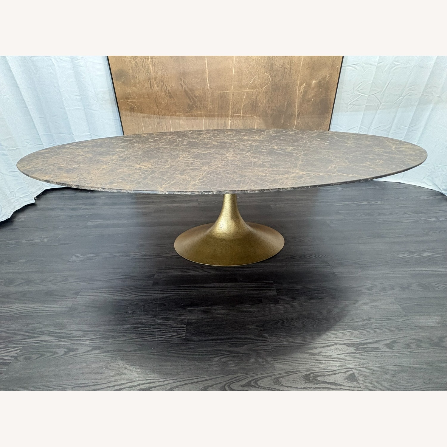 RH Aero Stone Oval Dining Table — 96" - image-30