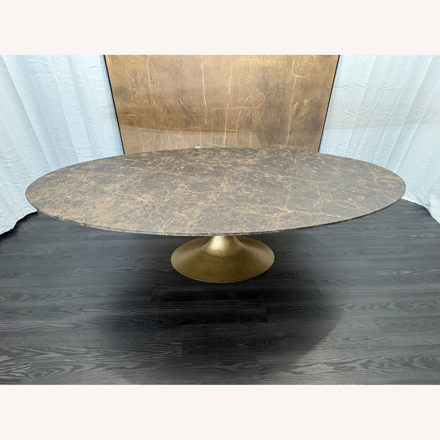 RH Aero Stone Oval Dining Table — 96" - image-36
