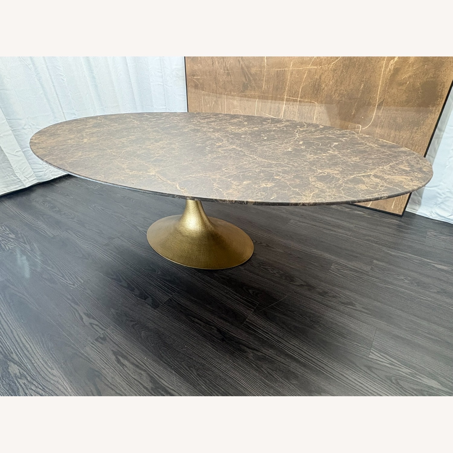 RH Aero Stone Oval Dining Table — 96" - image-12