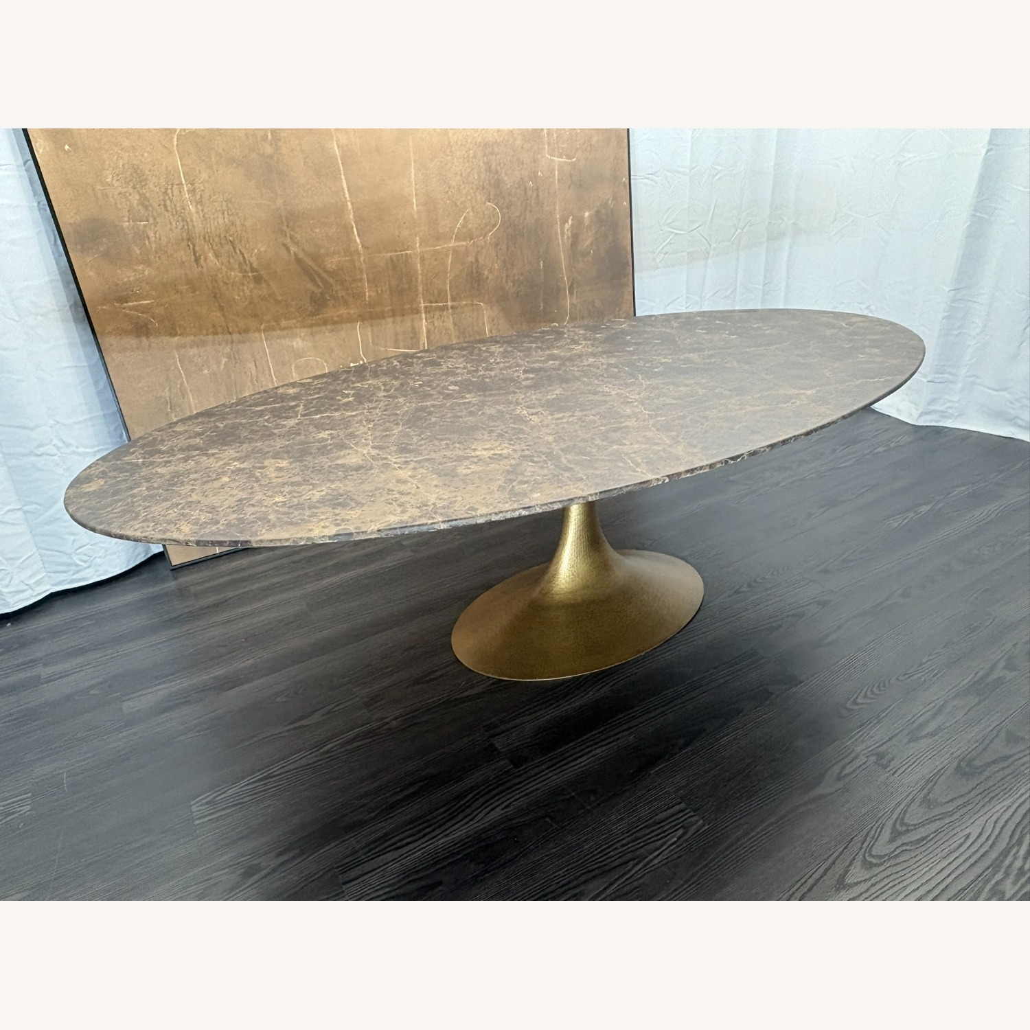 RH Aero Stone Oval Dining Table — 96" - image-34