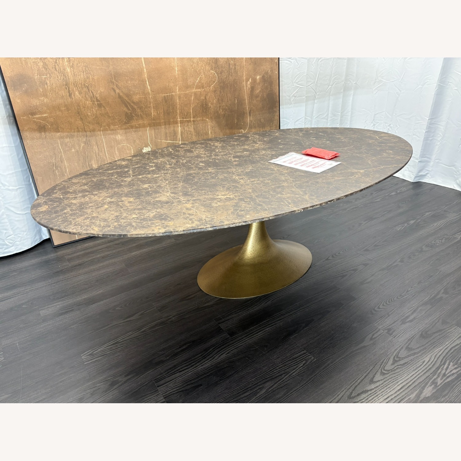 RH Aero Stone Oval Dining Table — 96" - image-43