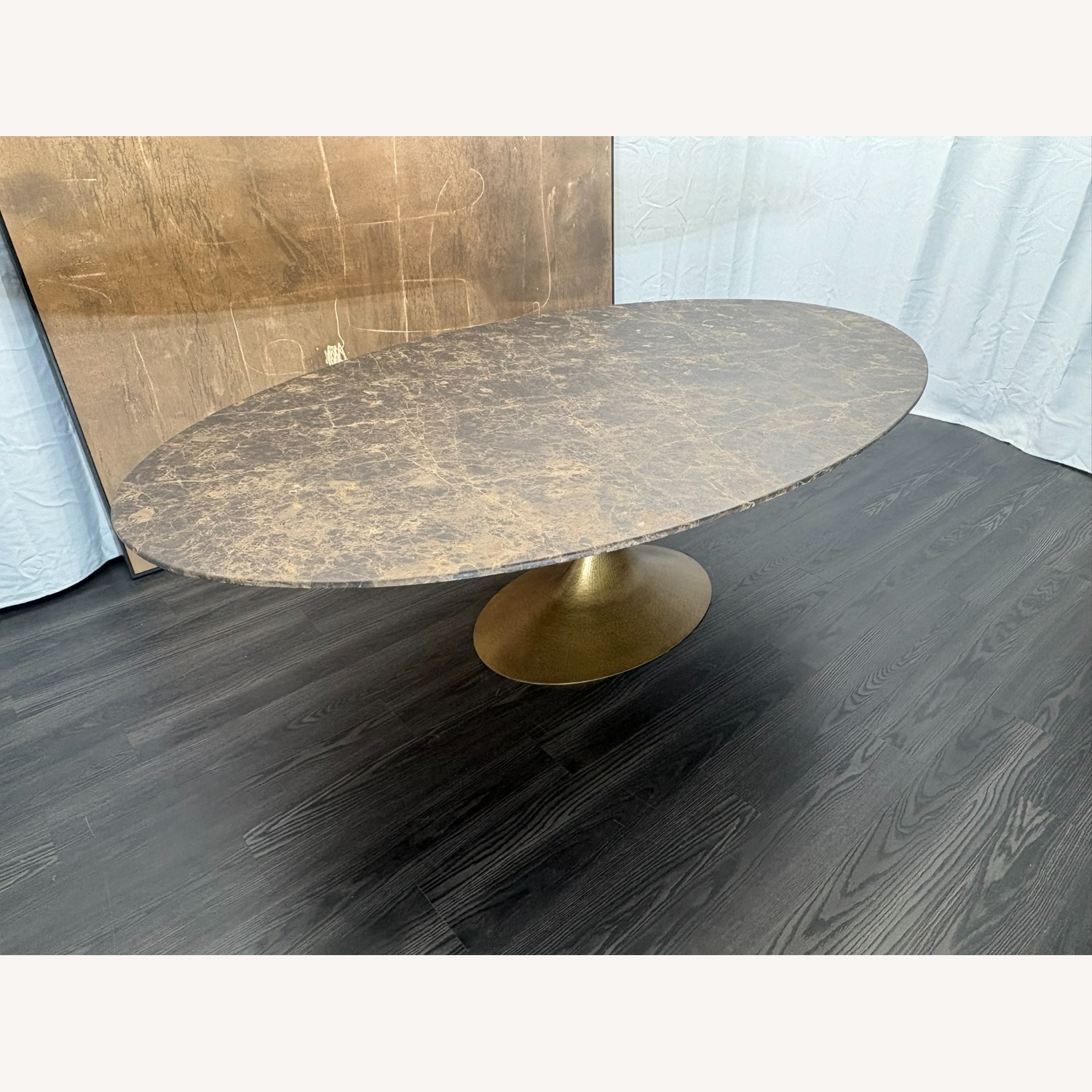 RH Aero Stone Oval Dining Table — 96" - image-32